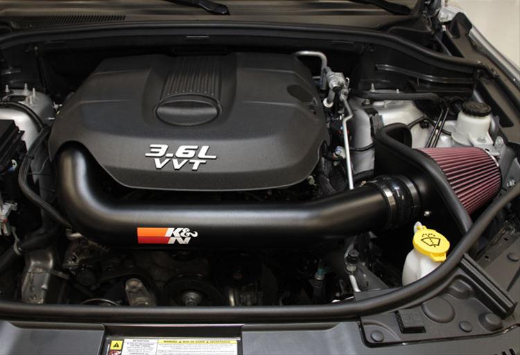 K&N Black Cold Air Intake System 11-20 Grand Cherokee 3.6L V6 - Click Image to Close